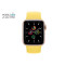 ساعت هوشمند اپل واچ SE مدل 40 میلی متری با بند ورزشی زرد و بدنه آلومینیومی طلایی